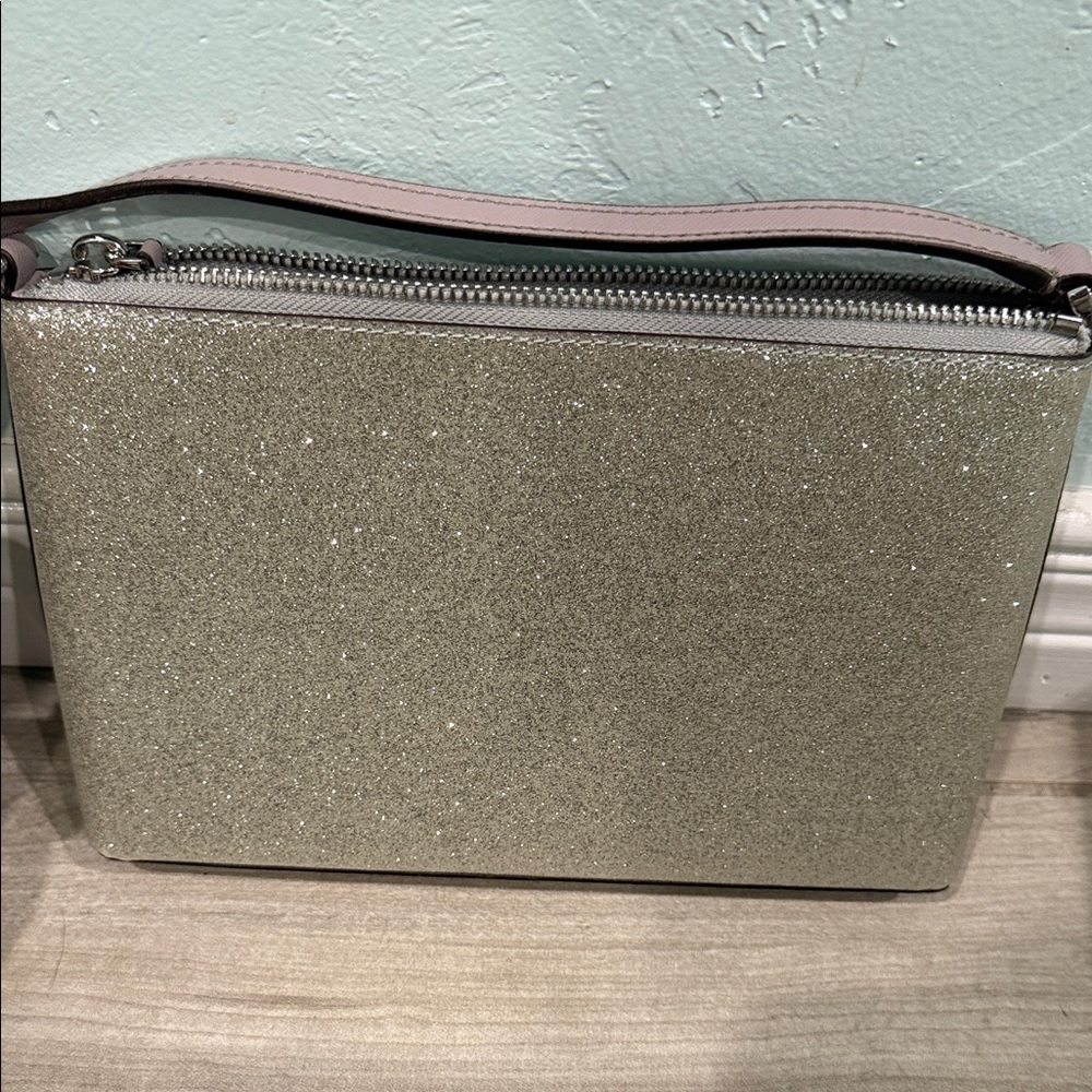 Kate Spade Sparkling Silver Crossbody Bag - Picture 3 of 3
